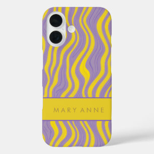 Elegante vertikale Streifen iPhone 16 Hülle