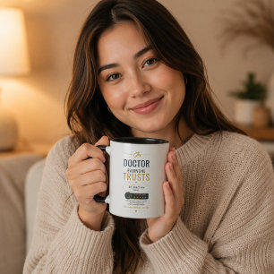 Elegante Vertrauensärztin Onkologie Würdigung Tasse