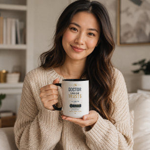 Elegante Vertrauenswürdige Onkologie-Arzt Würdigun Tasse