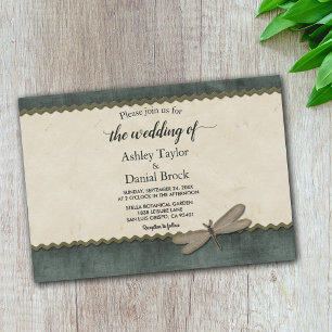 Elegante Verzierte Kunst-Déco Moderne Gerahmte Hoc Einladung