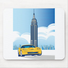 ELEGANTE VETTE AUTOMOBILE ART MOUSEPAD