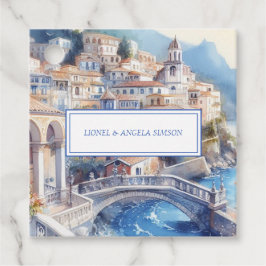 Elegante View Amalfi Küste Italien Geschenkanhänger