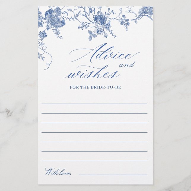 Elegante Viktorianische Blumenwünsche & Advice Car (Vorderseite)