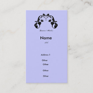 elegante viktorianische businesscards visitenkarte