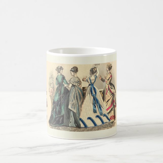 Elegante viktorianische Damen Kaffeetasse (Mittel)