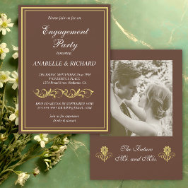 Elegante Viktorianische Einsatzpartei Einladung