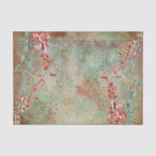 Elegante Viktorianische rosa Blume  Seidenpapier