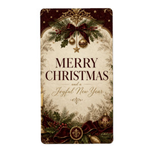 Elegante viktorianische Weihnachtsgrüße 