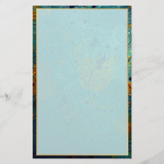 Elegante Vine Briefpapier (Vorderseite)