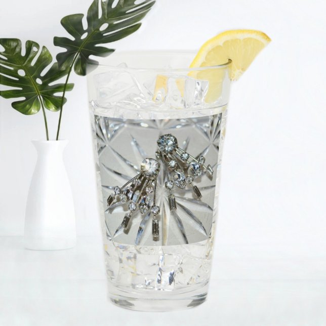 Elegante Vintag Art Deco Kristall Glas (Von Creator hochgeladen)