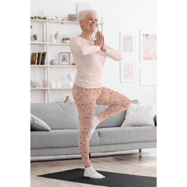 Elegante Vintag Girl Gym Yoga Leggings (Von Creator hochgeladen)