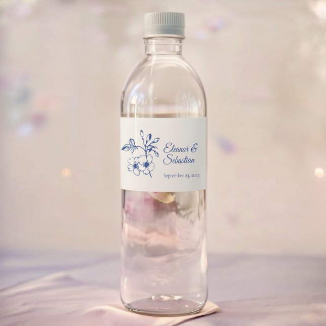 Elegante Vintag Romance Dusty Blue Floral Wedding (Von Creator hochgeladen)