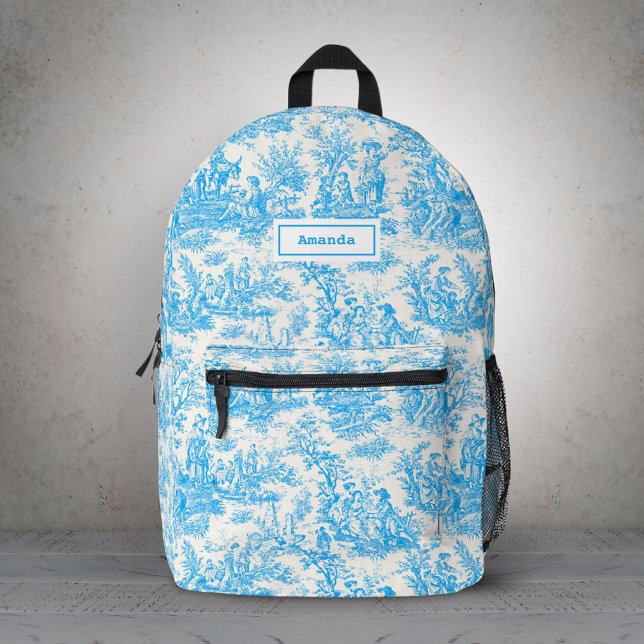 Elegante Vintage Aquarelle Bedruckter Rucksack (Von Creator hochgeladen)