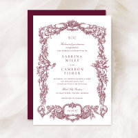 Elegante Vintage Barockblütenhochzeit