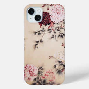 elegante vintage beige Blumen iPhone 6 Hülle