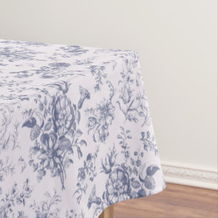 Elegante Vintage Blumen Tischdecke