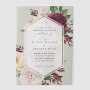 Elegante Vintage-Blumenhochzeit