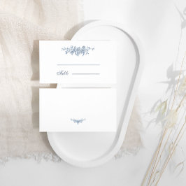 Elegante Vintage Blumenhochzeit Platzkarte