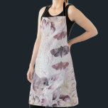 Elegante Vintage botanische Schürze<br><div class="desc">Eine elegante Vintage ephemera lila Vögel und Schmetterlinge Design. Diese Schürze macht ein edles Geschenk mit einem weichen Vintagen Look. Entworfen für Sie von BlackBerry Boulevard.</div>