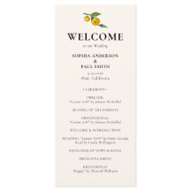 Elegante Vintage Citrus Lemon Summer Wedding