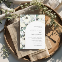Elegante Vintage-Creme-Blumenbogen-Hochzeit