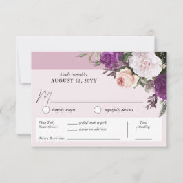 Elegante Vintage Florenz RSVP Karte