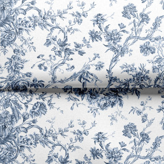Elegante Vintage französische Stickereitoilette Seidenpapier