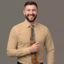 Elegante vintage gemusterte Krawatte