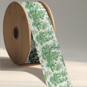 Elegante Vintage Grüntüte Satinband