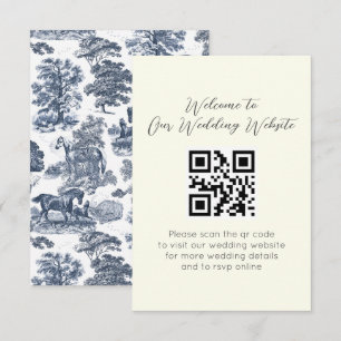Elegante Vintage Hochzeit Begleitkarte