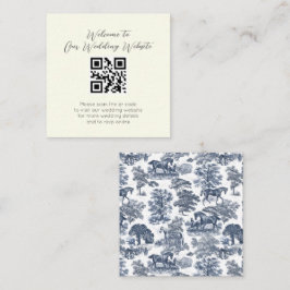 Elegante Vintage Hochzeit Begleitkarte