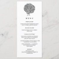 Elegante Vintage Illustration Pfauenhochzeit