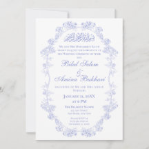 Elegante Vintage islamische Hochzeit