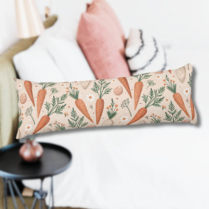 Elegante Vintage-Karotten mit Blüten und kleinen E Seitenschläferkissen