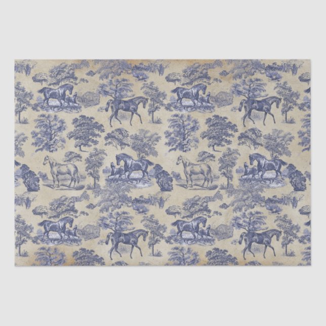 Elegante Vintage Kraft Seidenpapier (Vorderseite)