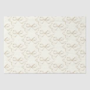 Elegante Vintage-Mädchenhafte Vornehme Schleifen B Seidenpapier