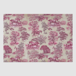 Elegante Vintage Magenta Seidenpapier