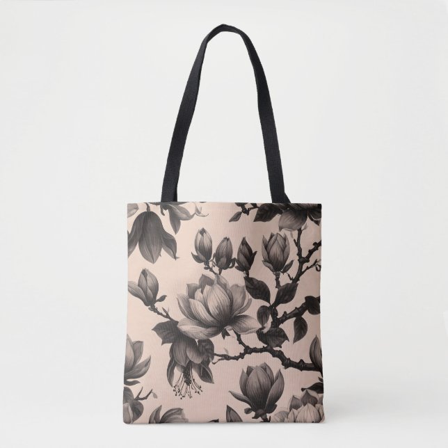 Elegante Vintage Magnolia Tasche (Vorderseite)