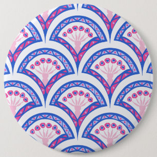 Elegante Vintage-Ornamentkunst Button