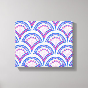Elegante Vintage-Ornamentkunst Leinwanddruck