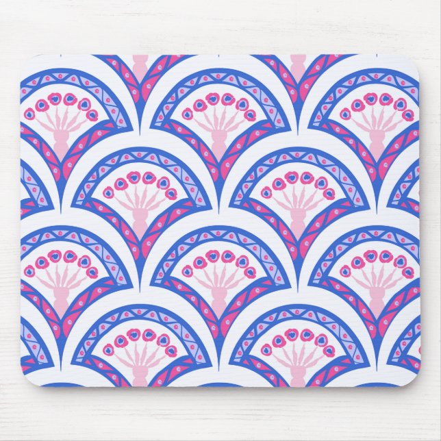 Elegante Vintage-Ornamentkunst Mousepad (Vorne)
