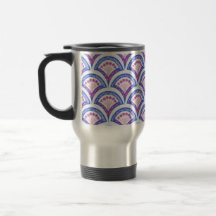 Elegante Vintage-Ornamentkunst Reisebecher