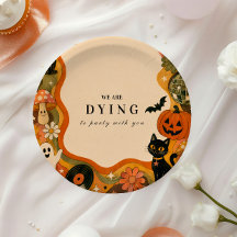 Elegante Vintage-Retro-Halloween-Party