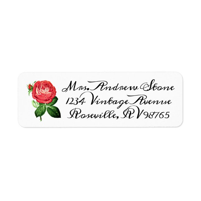 Elegante Vintage Rose Feminine (Vorne)