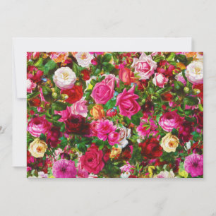 Elegante Vintage Rose Florenz Ankündigung