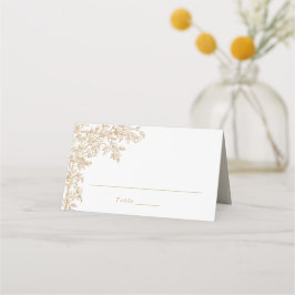 Elegante Vintage Rose Florenz Platzkarte