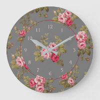 Elegante Vintage Rose im grauen Hintergrund