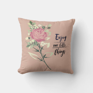 Elegante Vintage Rose Modernes Angebot genießen Kissen