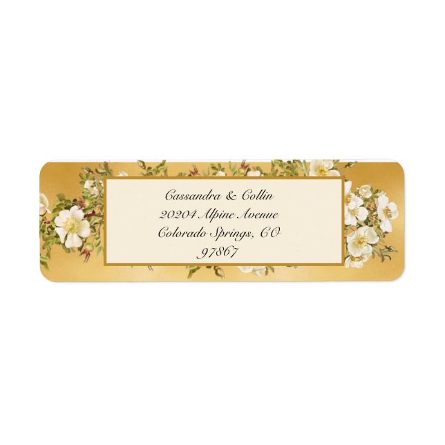 Elegante Vintage Rosen (Vorne)