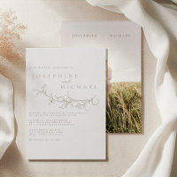 Elegante Vintage-Sepia-Hochzeit